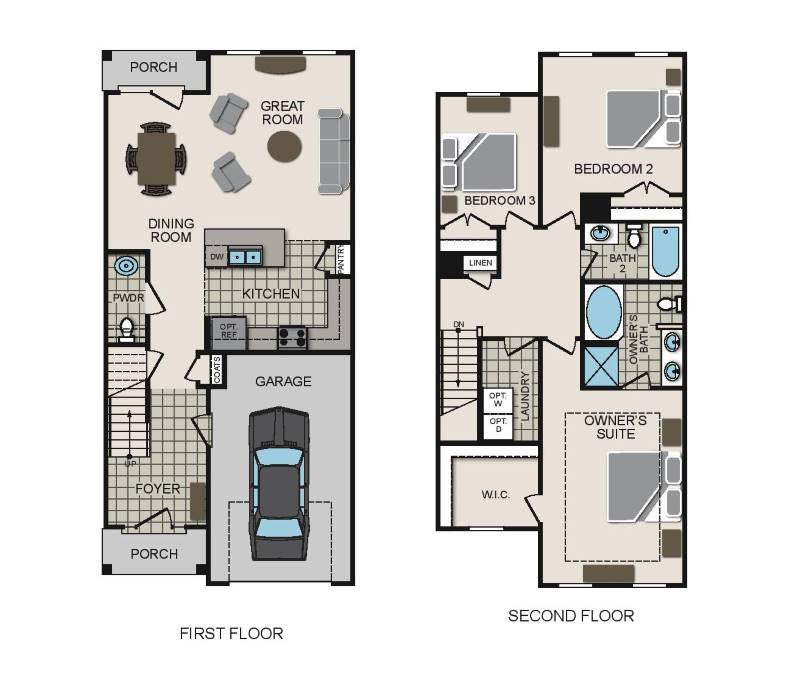 The Townhomes at Jolliff Landing Chesapeake, VA Corinth Residential